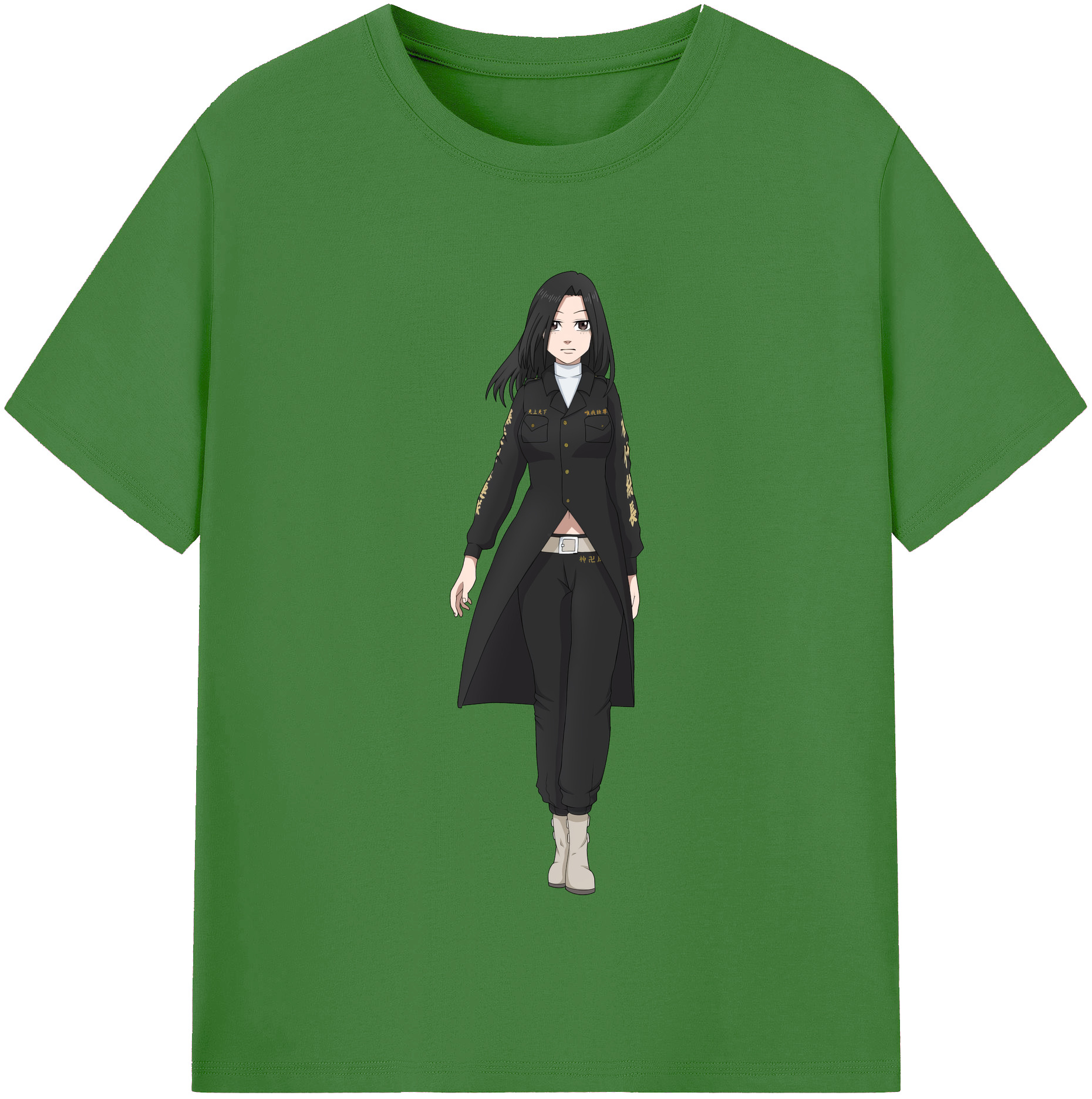（画像用） 東京リベンジャーズ Tokyo Revengers レディースカジュアルプリントTシャツ（綿100％）